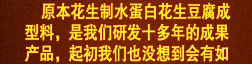 花生豆腐,花生豆腐机,花生豆腐加盟,水蛋白花生豆腐